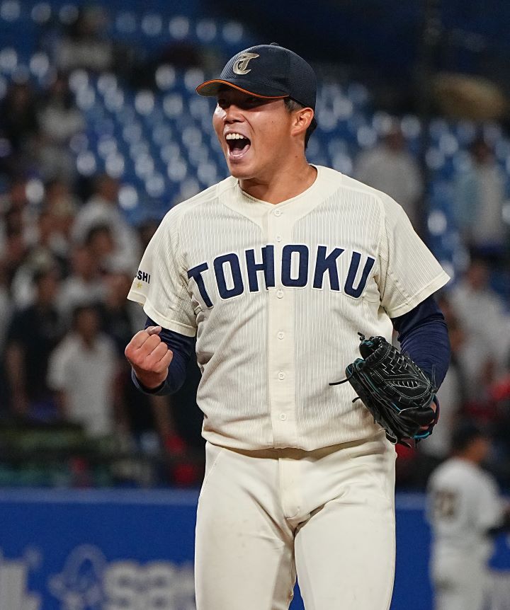 【画像・大学投手編】押さえておきたい「2025ドラフトの目玉」たちを厳選！　注目選手の写真＆寸評を一挙紹介