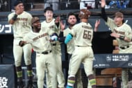 日本ハム打線が驚異のプロ野球新記録を樹立　初回先頭から4者連続アーチで相手先発左腕は1死も奪えずKO