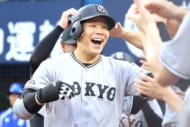 「全力疾走w」「一瞬早送りかと」巨人の3年目外野手が逆方向弾丸ライナー満塁弾→わずか16秒でダイヤモンド一周「いくらなんでも早すぎる笑笑」