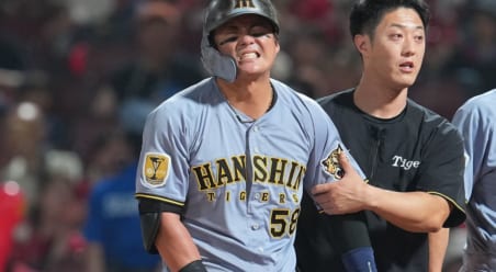 「念願の6番バッターの定着が目前だっただけに…」首位阪神から伝わった23歳外野手の“悲報”にファン絶句「せっかく近本が帰ってきたのになぁ」「痛すぎる」