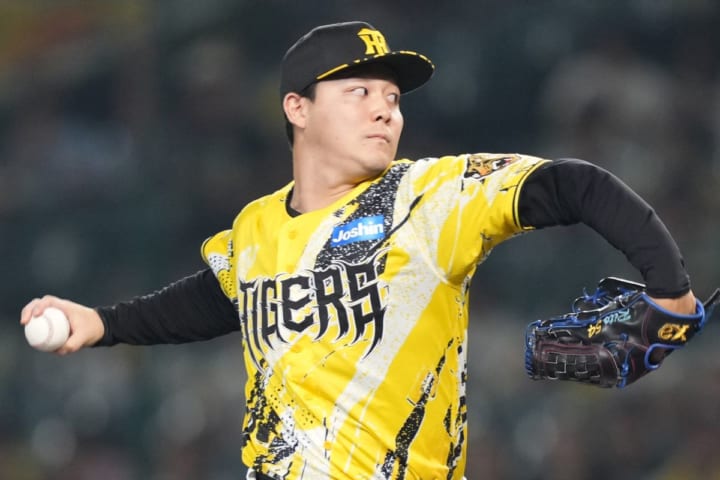 「阪神の育成力、ハンパない」周囲を瞠目させた阪神救援右腕、自己最速タイの159キロ　剛腕ピッチングが話題「凄いボール投げている」「将来的に期待してます」