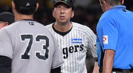物議を醸したGT戦の騒動に「そんなの全く求めてない」　止まらぬ“死球渦”に「選手の責任でもない」と異論を唱えた藤川球児監督の主張「他球団全選手を守りたい」